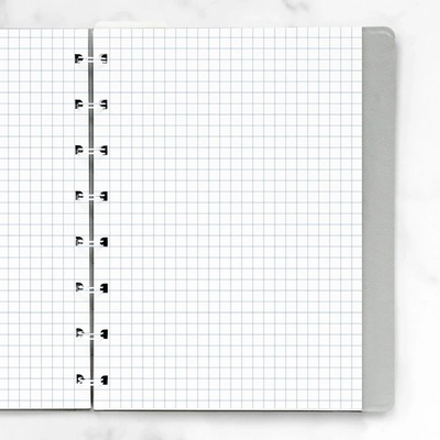Filofax Notebook, náplň A5, papíry čtverečkované
