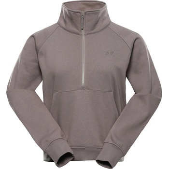 Alpine Pro Женска памучна суитшърт ALPINE PRO NEGGA driftwood ALPINE PRO | Kafyav Bezhov | ЖЕНИ | XXL