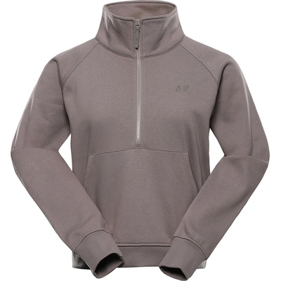 Alpine Pro Женска памучна суитшърт ALPINE PRO NEGGA driftwood ALPINE PRO | Kafyav Bezhov | ЖЕНИ | XXL