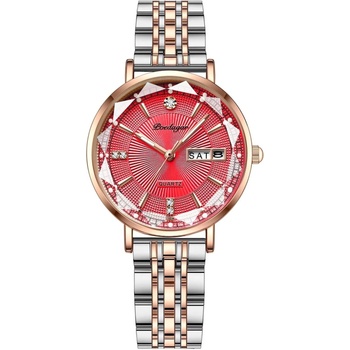 Poedagar Часовник poedagar cr-35036 - Червен kp35036 (cr-35036)