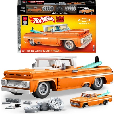 Mattel Brick Shop Hot Wheels Elite Series Chevrolet Custom '62 Chevy Pickup, JFT20