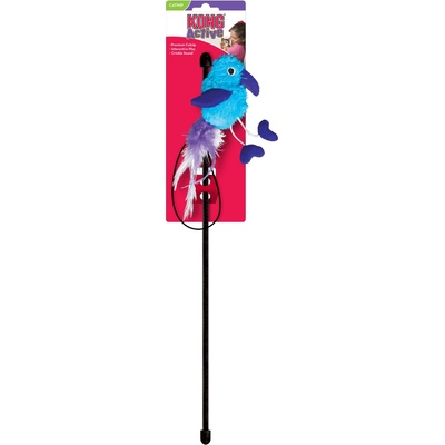 Kong Cat Teaser Feather Assorted Ukazovadlo s hračkou
