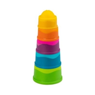 Fat Brain Toys Играчки за дебел мозък: Мека бебешка играчка за изграждане на кули