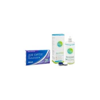 Alcon Air Optix Plus Hydraglyde Multifocal (6 лещи) + Solunate Multi-Purpose 400 ml с кутия