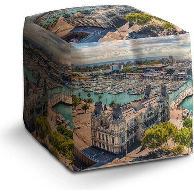 Sablio Taburet Cube Barcelona Prístav: 40x40x40 cm