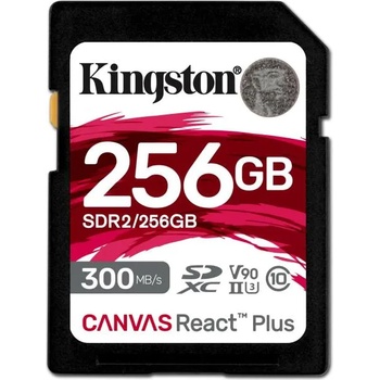 Image 1 of Kingston Canvas React Plus SDXC 256GB UHS-II/U3/C10 (SDR2/256GB)
