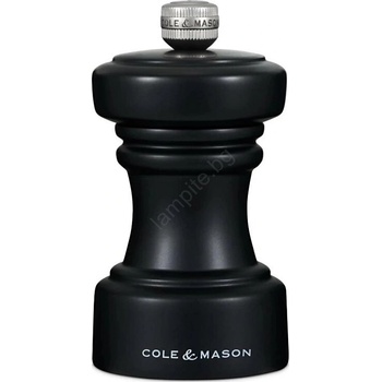 Cole&Mason Cole& Mason - Мелничка за пипер HOXTON 10, 4 см бук/матов черен (GG562)