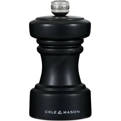 Cole&Mason Cole& Mason - Мелничка за пипер HOXTON 10, 4 см бук/матов черен (GG562)