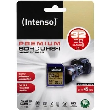 Image 1 of Intenso SDHC Premium 32GB C10/UHS-I (3421480)
