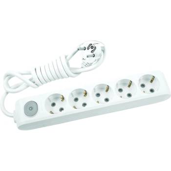 Image 1 of Panasonic РАЗКЛОНИТЕЛ 5 ГНЕЗДА С КЛЮЧ ПАНАСОНИК wlta04512wh КАБЕЛ 1.5м БЯЛ (wlta04512wh)