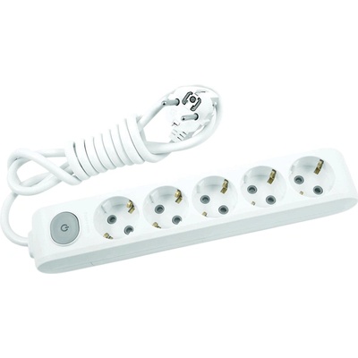 Panasonic РАЗКЛОНИТЕЛ 5 ГНЕЗДА С КЛЮЧ ПАНАСОНИК wlta04512wh КАБЕЛ 1.5м БЯЛ (wlta04512wh)