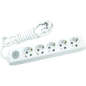 Panasonic РАЗКЛОНИТЕЛ 5 ГНЕЗДА С КЛЮЧ ПАНАСОНИК wlta04512wh КАБЕЛ 1.5м БЯЛ (wlta04512wh)