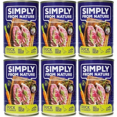 Simply From Nature Kačica s mrkvou 400 g