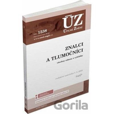 ÚZ 1538 Znalci a tlumočníci
