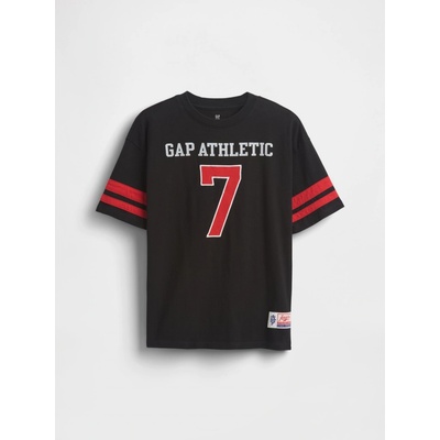 GAP dětské tričko Varsity černá