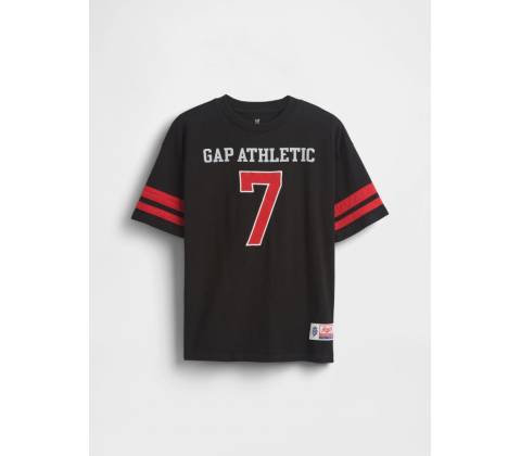GAP dětské tričko Varsity černá