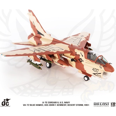 JC Wings A-7E Corsair II USN VA-72 Blue Hawks, AC400, CAG, USS John F. Kennedy, Desert Storm Homecoming, 1991 1:72