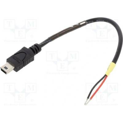 Delock 85251 USB 2.0 USB B mini vidlice 100mm černý
