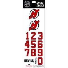 Sportstape ALL IN ONE HELMET DECALS - NEW JERSEY DEVILS