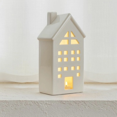 ROSA Keramický svícen bílý domek Sixi S – Hledejceny.cz