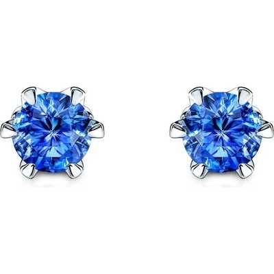 Savicki The Journey bílé zlato modré safíry TJ-K2-SZN-B