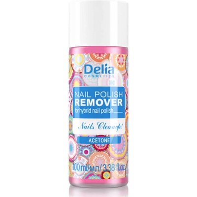 Delia Nail Polish Remover acetónový odlakovač na umelé nechty 100 ml