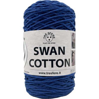 Příze šňůrková Swan Cotton jasná modrá