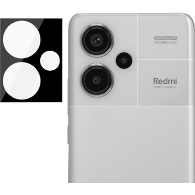 Techsuit Протектор на камерата за Xiaomi Redmi Note 13 Pro+ 5G - Пълно стъкло на камерата - Черен