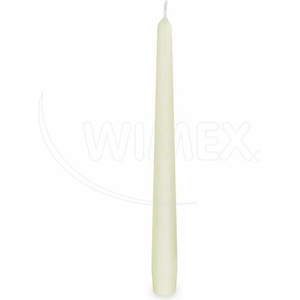 Wimex WIMEX s. r. o. Свещ конусовидна бежова Ø23 x 245 мм [10 бр. ]