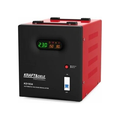 Stabilizátor napětí, AVR, 3000VA, 230V, Kraft & Dele | KD1934