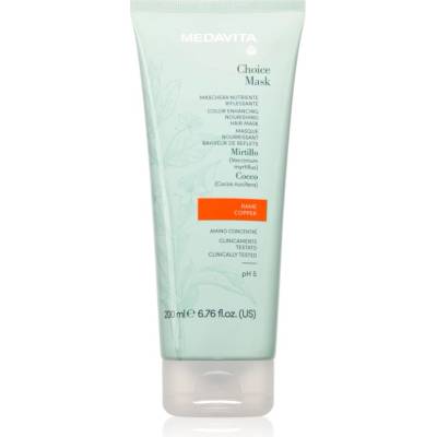Medavita Choice Copper подхранваща маска за боядисана коса 200ml