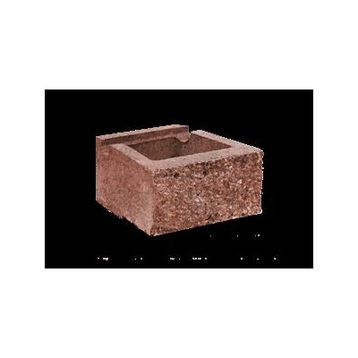 CUP STONE malý RUSTIK Červená
