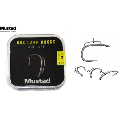 Mustad BBS Wide Gap bez protihrotu vel.2 5 ks