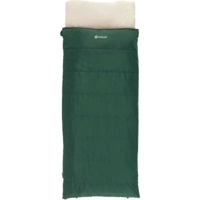 Outwell Спален чувал Contour Prime Green-десен цип
