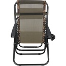 Zahradní polohovací křeslo SPRINGOS ZERO GRAVITY hnědé