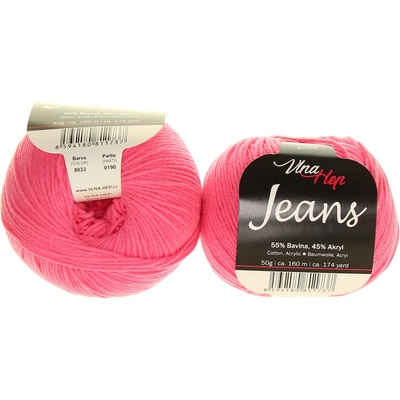 Vlna Hep Jeans růžová 8033