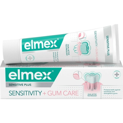 Elmex Sensitive Plus Sensitivity & Gum Care pre citlivé zuby 75 ml