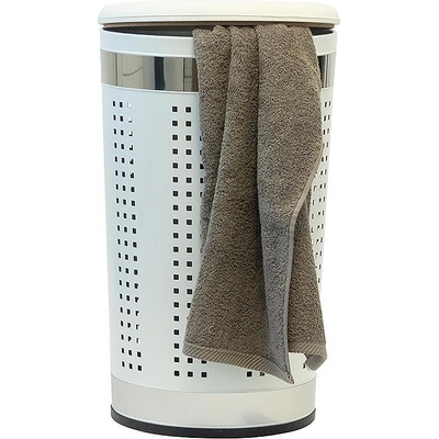 Kela (Германия) Kош за пране и табуретка kela sevilla 2 в 1 - цвят бял (kela 21817)