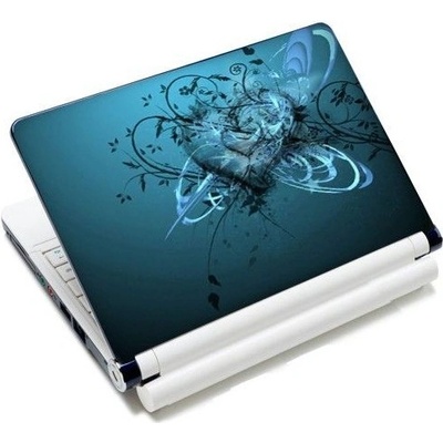 Samolepka, skin Huado pro notebook 12"-15,6" Modré srdce Huado K15-20356