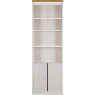 Støraa Бяла библиотека от масивен бор 74x223 cm Anita - Støraa (34704067)