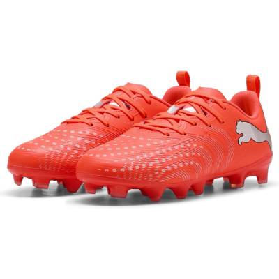PUMA Футболни бутонки Puma Kids PUMA Future 9 Play Firm Ground Football Boots - Red/Silver