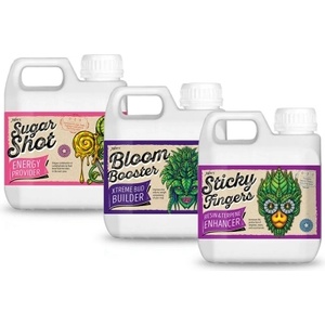  Комплект Xpert Nutrients Цъфтеж - Sticky Fingers/Sugar Shot/Bloom Booster x 1L