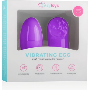 EasyToys - носимо вибриращо яйце с 7 режима и радио управление (лилаво) - desirel