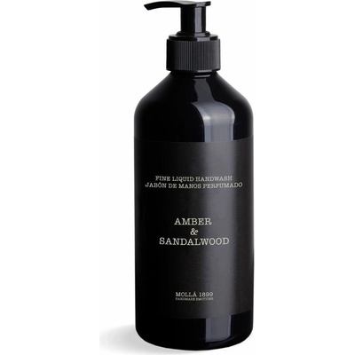 Cerreria Mollá parfémované tekuté mýdlo na ruce Amber & Sandalwood (Hand Wash) 500 ml