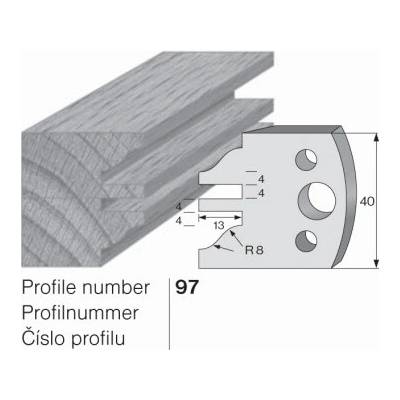 IGM profil 097 - pár omezovačů 40x4mm SP