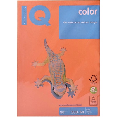 Farebný papier IQ color oranžový OR43 A4 80g