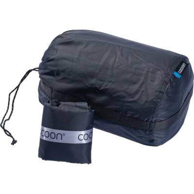 Cocoon Възглавница за пътуване Cocoon Kissenpacksack Pillow - Phantom Black / Light Blue - размер 26 x 14, 5 cm (557-0523-0111)