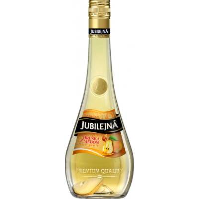 Jubilejná Hruška s medom 30% 0,7 l (čistá fľaša)