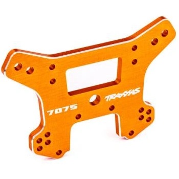 Traxxas задна алуминиева кула за амортисьори, анодизирана в оранжево (за Sledge)