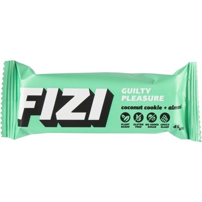 Fizi LLC Tyčinka s čokoládovou polevou kokosová sušienka a mandle 45 g